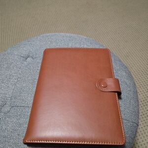 Men's Brown Leather Folio Organizer